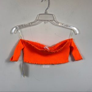 NWT Neon Orange Top